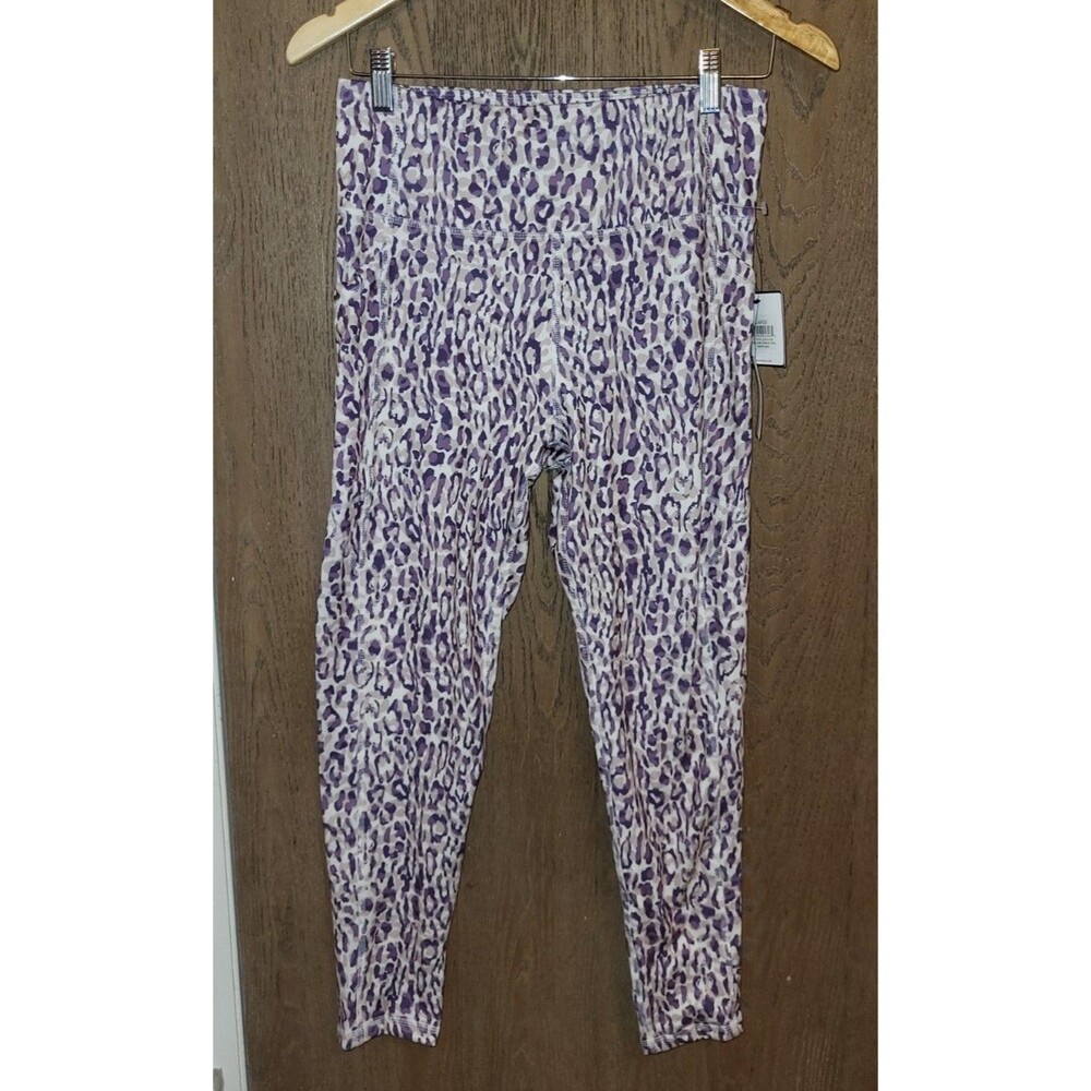 Laundry By Shelli Segal Media Pockets Animal Camo-Taupe Leggings Size Large